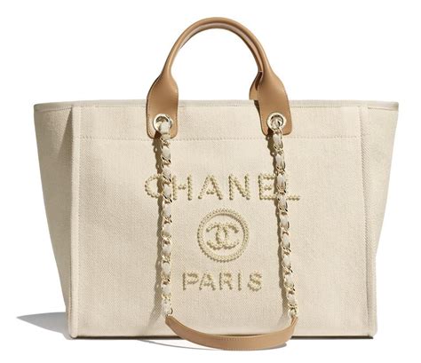 chanel deauville bag fake|Chanel deauville large canvas bags.